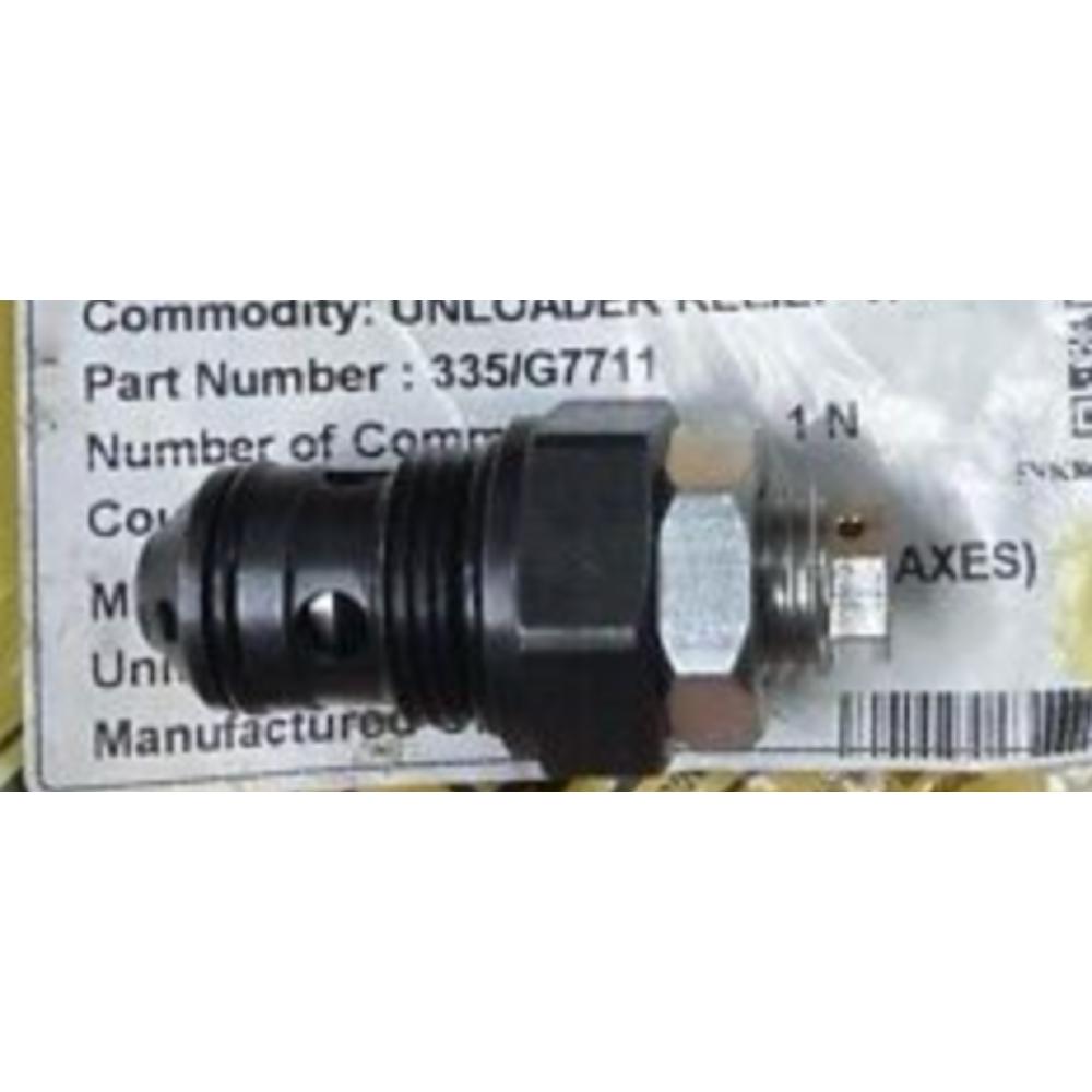 UNLODER RELIEF VALVE P12(207 BAR) JCB GENUINE 335/G7711